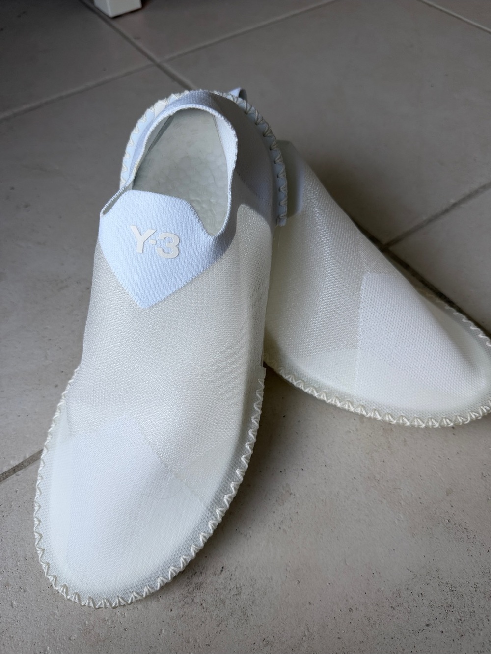 Y-3 white sneakers